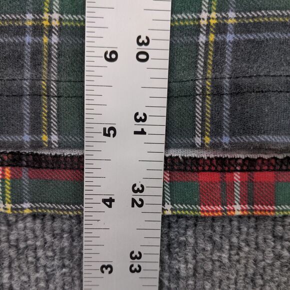 The Disney Store Mens Mickey Mouse Polo Shirt Red Plaid XXL Long Sleeve Cotton - Picture 12 of 13